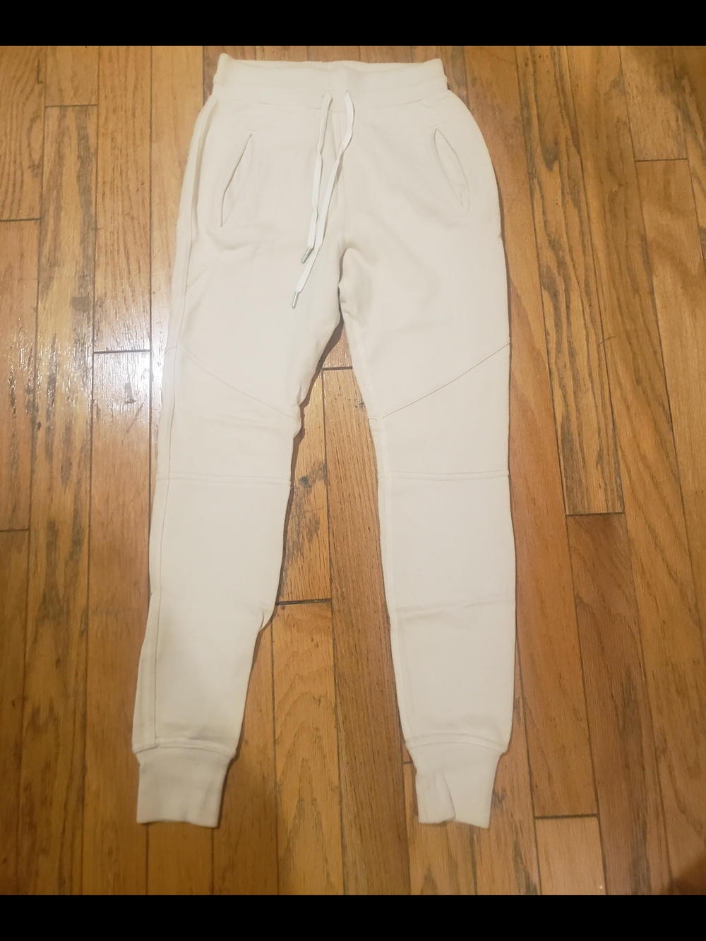 John Elliott Cream Jogger Sweatpants